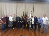 CÂMARA PRESTA HOMENAGEM A LEVI EUGÊNIO BORTOLANZA E INES PESSETTI   